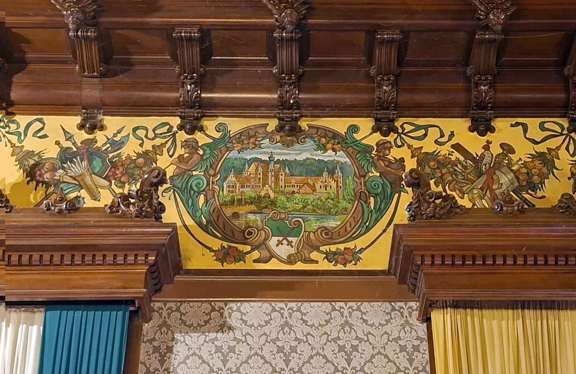 Detail am Schloss Wolfersdorf